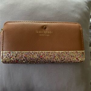 Kate Spade Pink Glitter Wallet